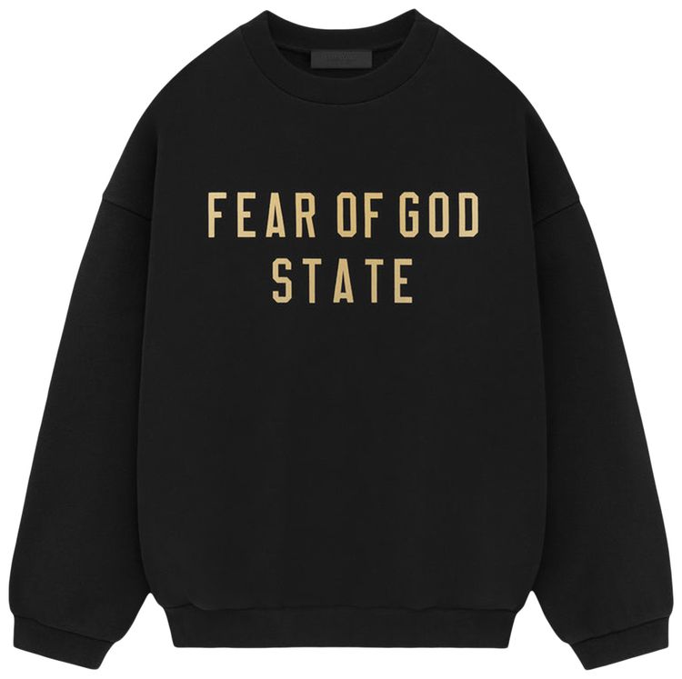 Fear of God Essentials Fleece Crewneck Black