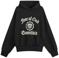 Fear of God Essentials Fleece Vintage Shrunken Hoodie Black